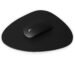 Three Sixty Premium Leather Gaming Mouse Pad for PC | Mousepad for Laptop Wireless | Mouse Mat Anti Skid, 25x22 cm for Daily Tasks, Large, Small Desk Sizes (Classic Black)