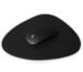 Three Sixty Premium Leather Gaming Mouse Pad for PC | Mousepad for Laptop Wireless | Mouse Mat Anti Skid, 25x22 cm for Daily Tasks, Large, Small Desk Sizes (Classic Black)
