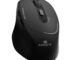 Amkette Hush Pro Epic Rechargeable Wireless Mouse/Bluetooth Mouse | 3 Device Connectivity (2xBT&2.4G)| 2400 DPI |Silent Switches| Premium Ergonomic Design Type C Charging | Black