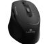 Amkette Hush Pro Epic Rechargeable Wireless Mouse/Bluetooth Mouse | 3 Device Connectivity (2xBT&2.4G)| 2400 DPI |Silent Switches| Premium Ergonomic Design Type C Charging | Black