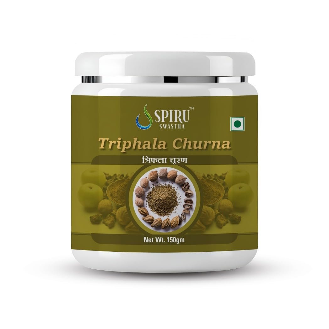 Triphala Powder 150g | Amla Haritaki Bibhitaki Herbal Powder | Natural Digestive Wellness Support | Daily Detox & Gut Health | Rich in Antioxidants | Vegan | Ayurvedic Herbal Supplement | No Added Sugar
