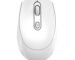 Hammerhead NOVA Bluetooth Rechargeable Lightweight White Mouse with 2.4 GHz and Bluetooth 5.2, 10m Range, 500 mAh Build-in Battery, Silent Clicks, Ergonomic Design, Auto Power Saving