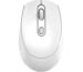 Hammerhead NOVA Bluetooth Rechargeable Lightweight White Mouse with 2.4 GHz and Bluetooth 5.2, 10m Range, 500 mAh Build-in Battery, Silent Clicks, Ergonomic Design, Auto Power Saving