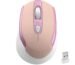 RaceGT Wireless Mouse, 2.4G Silent Mouse for Laptop,Mouse with 6 Buttons and 3 Adjustable DPI for Computer, Deskbtop, MacBook, PC - Pink