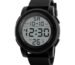 Shocknshop LED Digital Sports Multi Functional Black Dial Watch for Mens Boys -WCH46