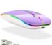 Rechargeable Bluetooth Mouse for Laptop Mac Pro Air BT Mouse Wireless Mouse for MacBook pro MacBook Air MacBook Mac Windows Laptop/Notebook/pc (BT/Black)