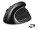 Microware 6D Wireless Mouse 2.4G Ergonomics Vertical Optical Mouse with Nano Receiver 4 Adjustable DPI 800/1200/1600 Rechargeable Li-Battery 6 Buttons for Computer Notebook PC Laptop Mac-book, (Black)