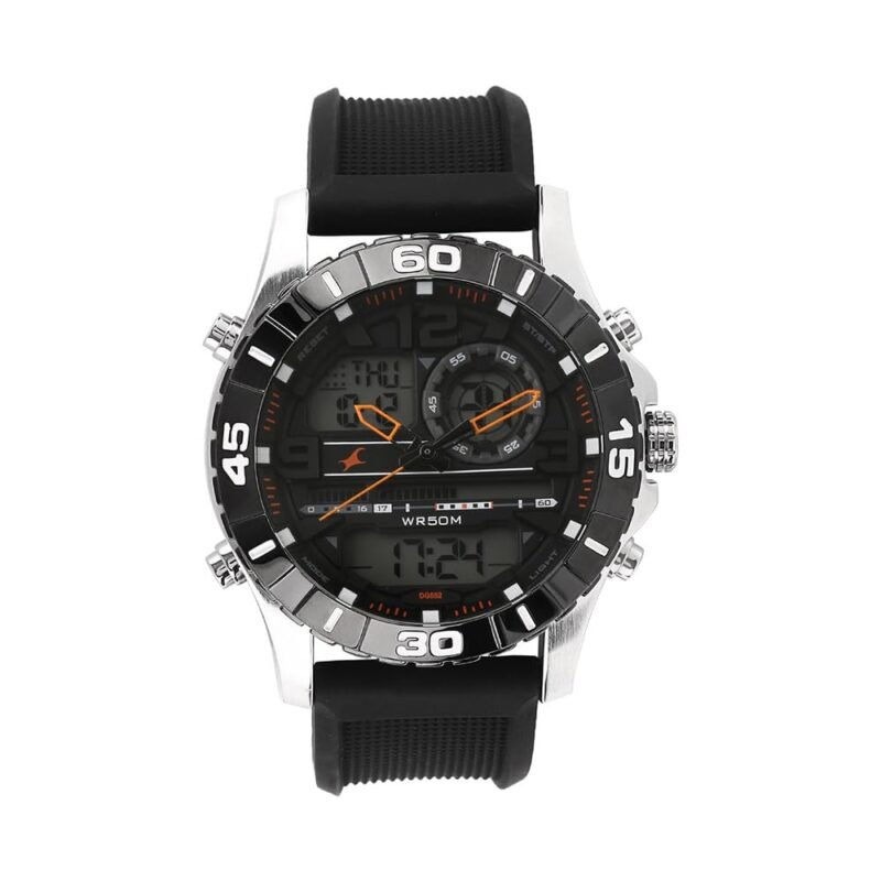 Fastrack Autumn-Winter 19 Analog-Digital Orange Dial Men's Watch NM38035SP03/NN38035SP03