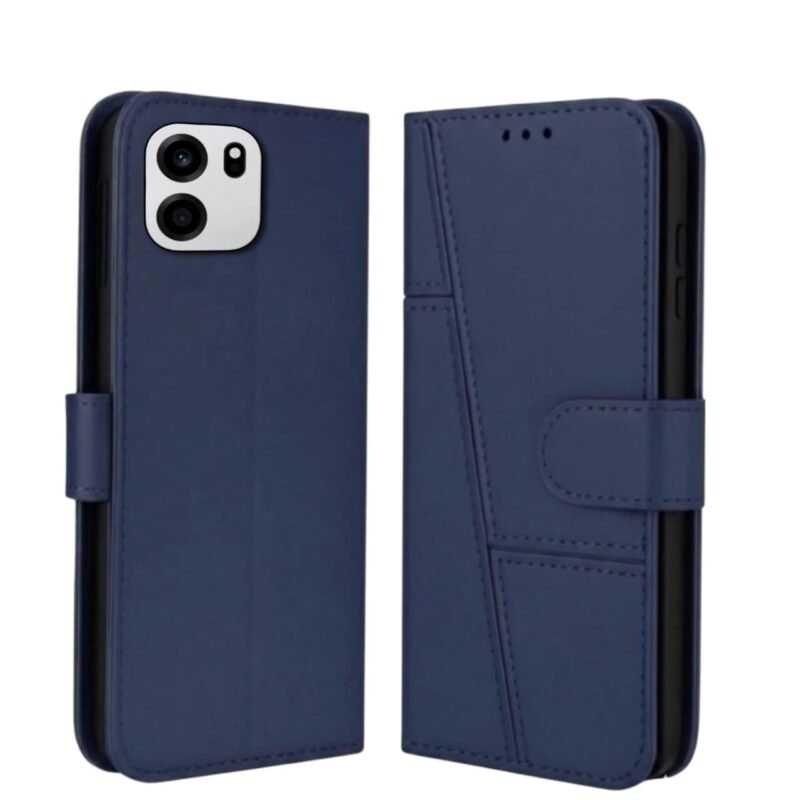 Wallet Flip Cover for OnePlus Nord CE 6 5G (Blue)