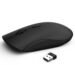 Wireless Mouse for Chromebook, Laptop, PC, Macbook, Slim Portable Optical Computer Mouse with USB Mini Receiver, Quiet Click, 2400 DPI, 2.4GHz Cordless Silent Travel Mobile Mouse - Black