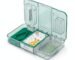 Travel Pill Organizer Box with Pill Cutter & Crusher | 3 in 1 Medicine Storage Case Multicolour