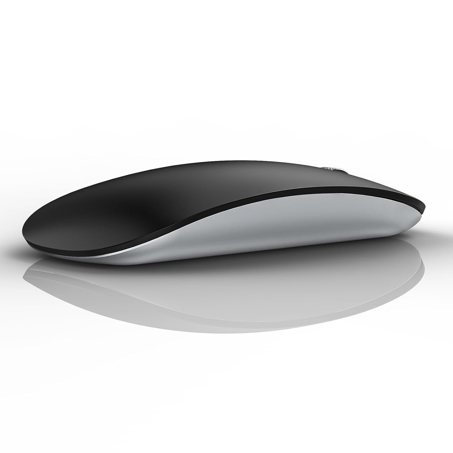TENMOS M18 Bluetooth Mouse,USB C Rechargeable Wireless Mouse-Matte Black