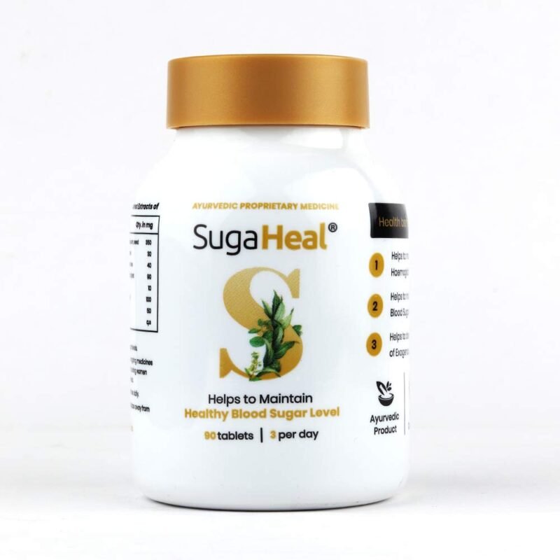 Sugaheal Pack of 2 (180 Tablets) | Diabetes Care Tablet | Ayurvedic product | helps maintain healthy blood sugar level and HbA1c