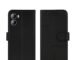 Flip Cover Wallet Case for Poco C85X, Premium Leather, with Card Holder & Magnetic Lock (Black)