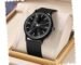 Acnos Silicone Strap Analog Wrist Watch for Men (Black/Grey/Green)