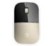 HP Z3700 Wireless Optical Mouse with USB receiver and 2.4GHz Wireless Connection/ 1200DPI / 16 months Long Battery Life /Ambidextrous and Slim Design (Modern Gold)