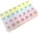 Pill Medicine Organizer Reminder Storage Box for 28 Days / 4 Weeks | Portable Plastic Medicine Box with Daily Compartments | Tablet & Capsule Storage Container (Pack of 1)