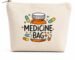 Sentoni Canvas Medicine Bag with Zipper, Travel First Aid Pouch, Daily Pill Organiser (Pack Of 1PCS)