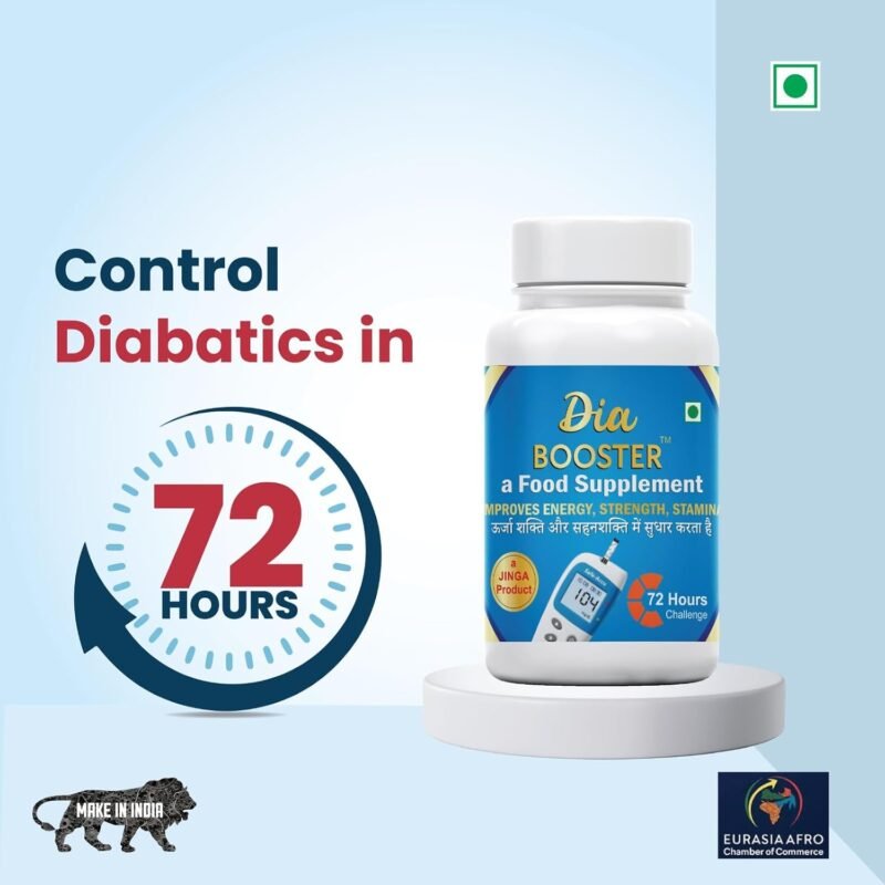 30 Capsules Food Supplement – Natural Blood Sugar Control Supplement | Supports Healthy Glucose Levels | Safe for Diabetic & Insulin Users | Zero Side Effects