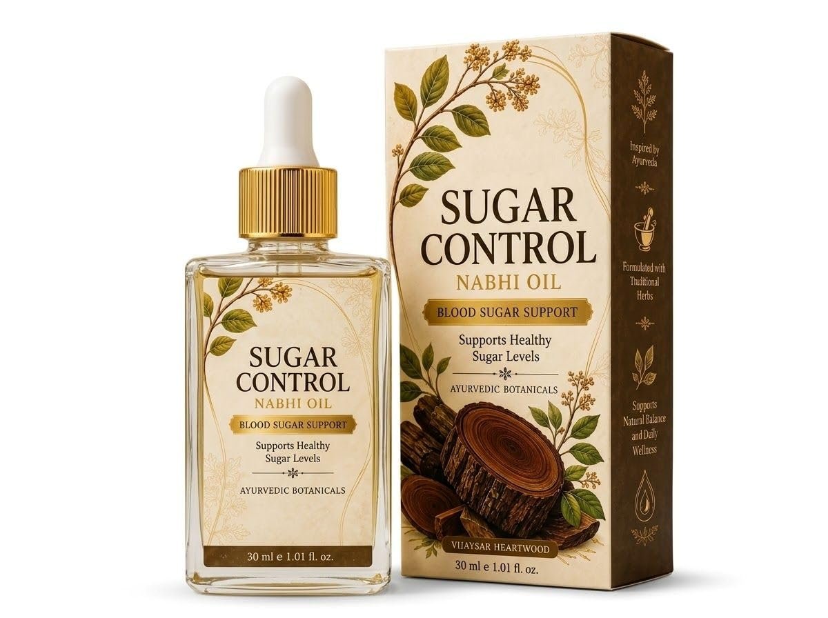 Herbal Nabhi Oil for Daily Wellness 30ml | Traditional Ayurvedic Navel Oil | Sugar Balance Wellness Support | Nourishing External Navel Care for Men & Women