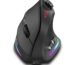 TKMARS Wireless Ergonomic Vertical Gaming Mouse with Joystick, Bluetooth & 2.4G, 12 Programmable Buttons, Adjustable 24000 DPI, Rechargeable RGB Computer Mouse for PC, MacBook & Laptops