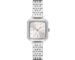 Armani Exchange A|X Women's Watch, Square Three-Hand Stainless Steel Watch for Women
