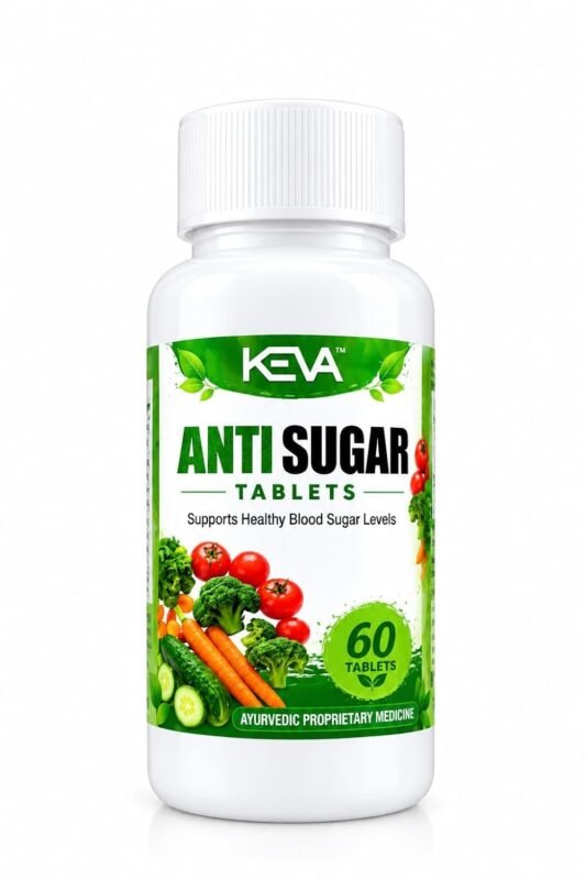 Anti Sugar Tablets, Ayurvedic Proprietary Medicine, 60 Tablets, Supports Healthy Blood Sugar Levels