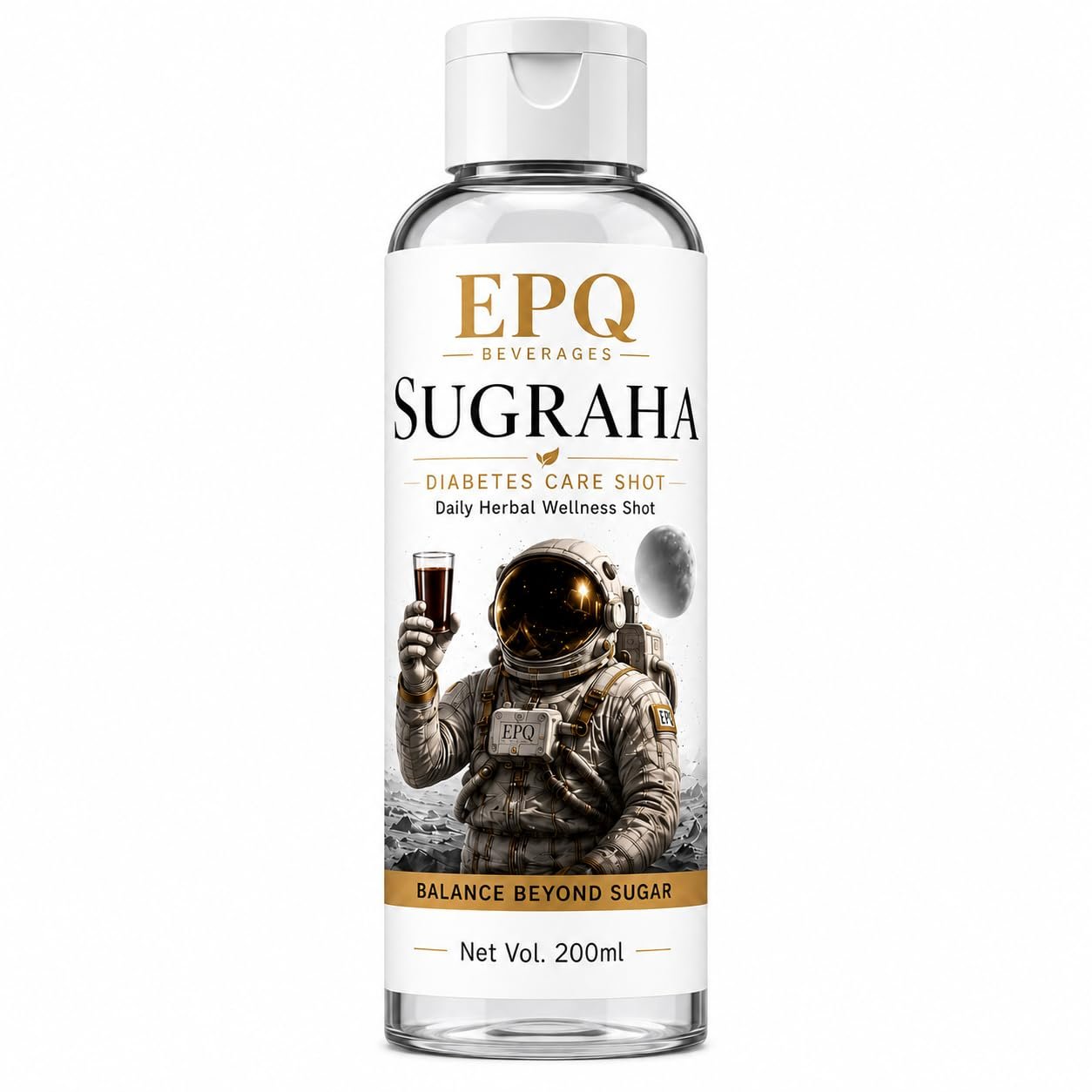 EPQ's Sugraha Herbal Concentrate Juice 1L | Jamun, Karela, Gudmar, Neem, Methi, Vijaysar & Triphala | Ayurvedic Formula to Support Healthy Blood Sugar | No Added Sugar