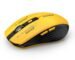 RAPIQUE Bluetooth Wireless Mouse - (BT1/BT2+USB Receiver) Tri-Device Compatibility for PC, Laptop, Computer, MacBook, Tablet (Black and Yellow)