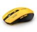 RAPIQUE Bluetooth Wireless Mouse - (BT1/BT2+USB Receiver) Tri-Device Compatibility for PC, Laptop, Computer, MacBook, Tablet (Black and Yellow)