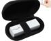 elec Space Wireless Mini Finger Mouse - Silent Dual-Mode Bluetooth & 2.4GHz, Ergonomic Portable PC Mice with Case, Compatible with MacBook and Chromebook