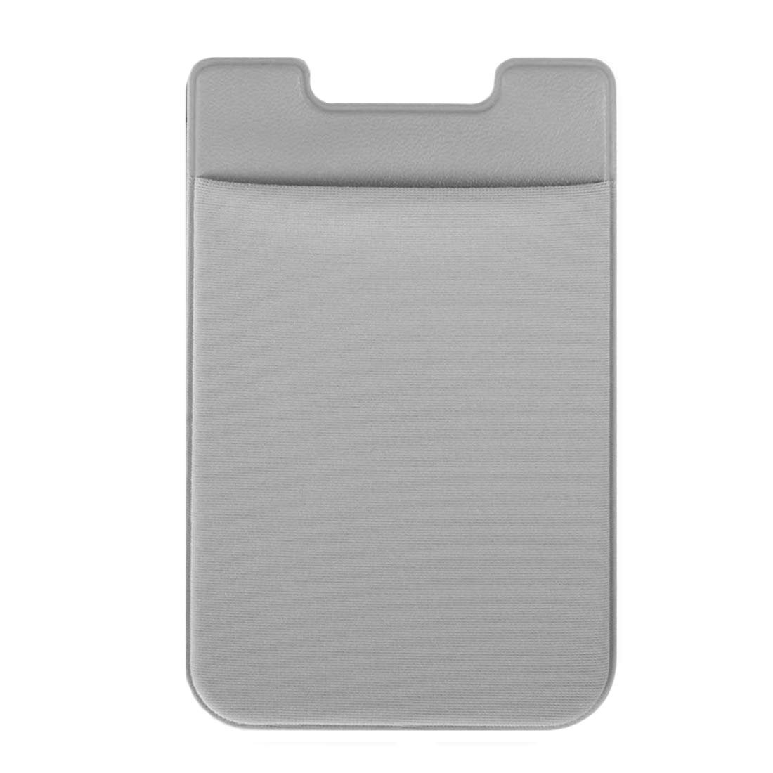 Stealodeal Silver Self Adhesive Phone Pocket Pouch for Business Cards