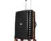 Aristocrat Altitude 8-Wheel Medium Size Hard Case Trolley Bag, Black
