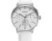 Titan Light Leathers Multifunction Silver Dial Leather Strap Watch for Men