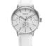Titan Light Leathers Multifunction Silver Dial Leather Strap Watch for Men