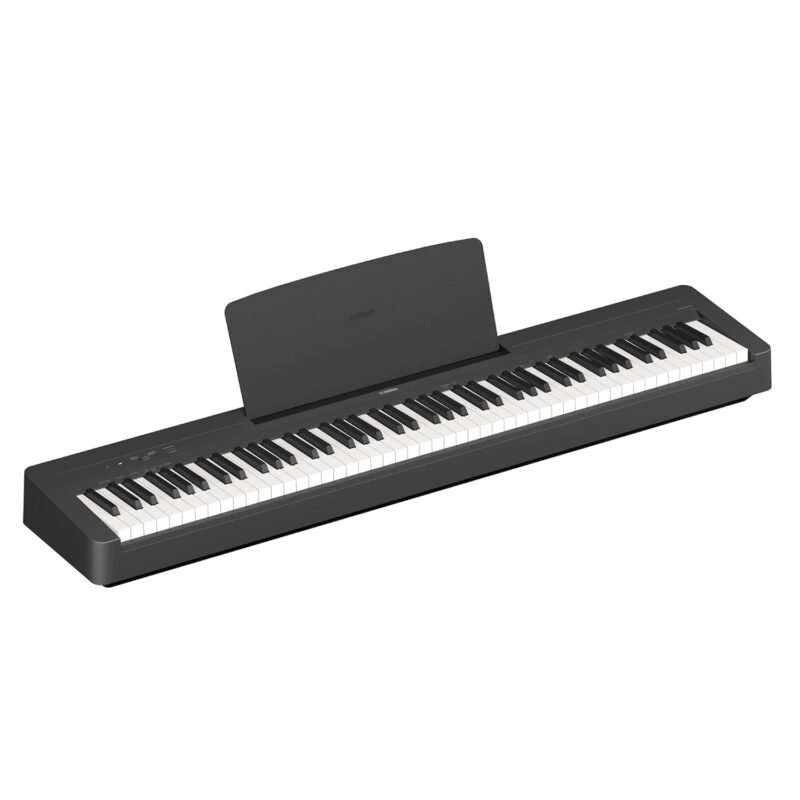Yamaha P-145B Digital Piano – P-Series, 88 Keys, Black Finish, Weighted Keys, Compact Design, Expressive Sound, Ideal for Beginners & Intermediate Players