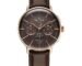Titan Light Leathers Multifunction Brown Dial Leather Strap Watch for Men - 90200WL01