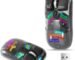NEWCARE Wireless Mouse Tri-Mode 2.4GHz/BT5.0/BT5.0Bluetooth Silent Rechargeable Mouse with USB Receiver and Type-C Adapter Mouse for Laptop,PC,MacBook,Chromebook,Pad,Tablet AE-01276KM (Black)