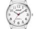 Letoff Classic Analog Watch, White Dial with Arabic Numerals, Silicone Band, 30M Water Resistant