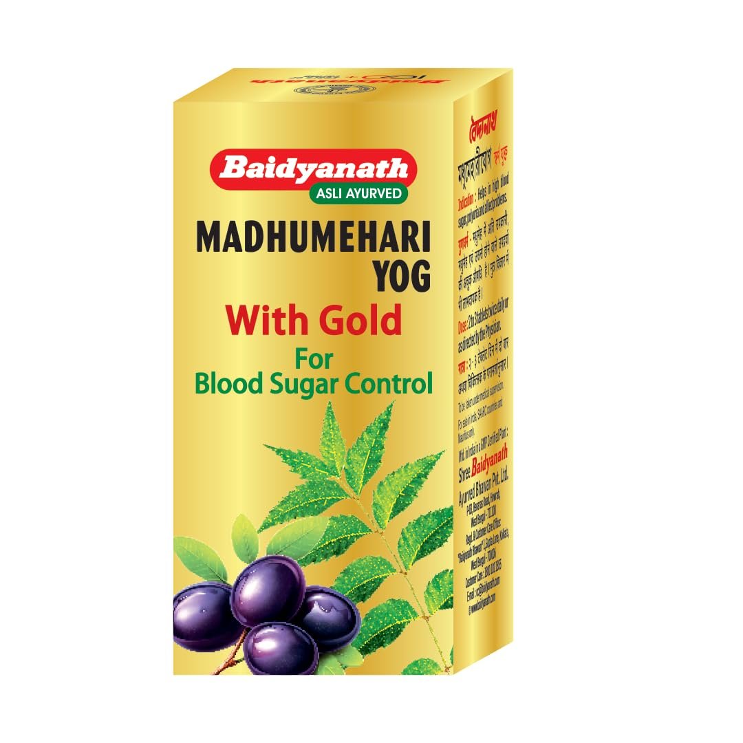 Baidyanath Madhumehari Yog | Diabetes Care | Controls Blood Sugar Level Naturally | 100% Natural & Ayurvedic formulation - 30 Tablets