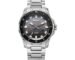 Titan Zero Hour Diver's 100m Analog with Black Dial Silver Stainless Steel Strap Watch for Men - 10067KM01