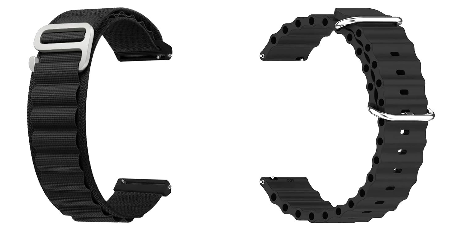 ACM Watch Strap 22mm compatible with Reebok Activefit 1.0 Smartwatch