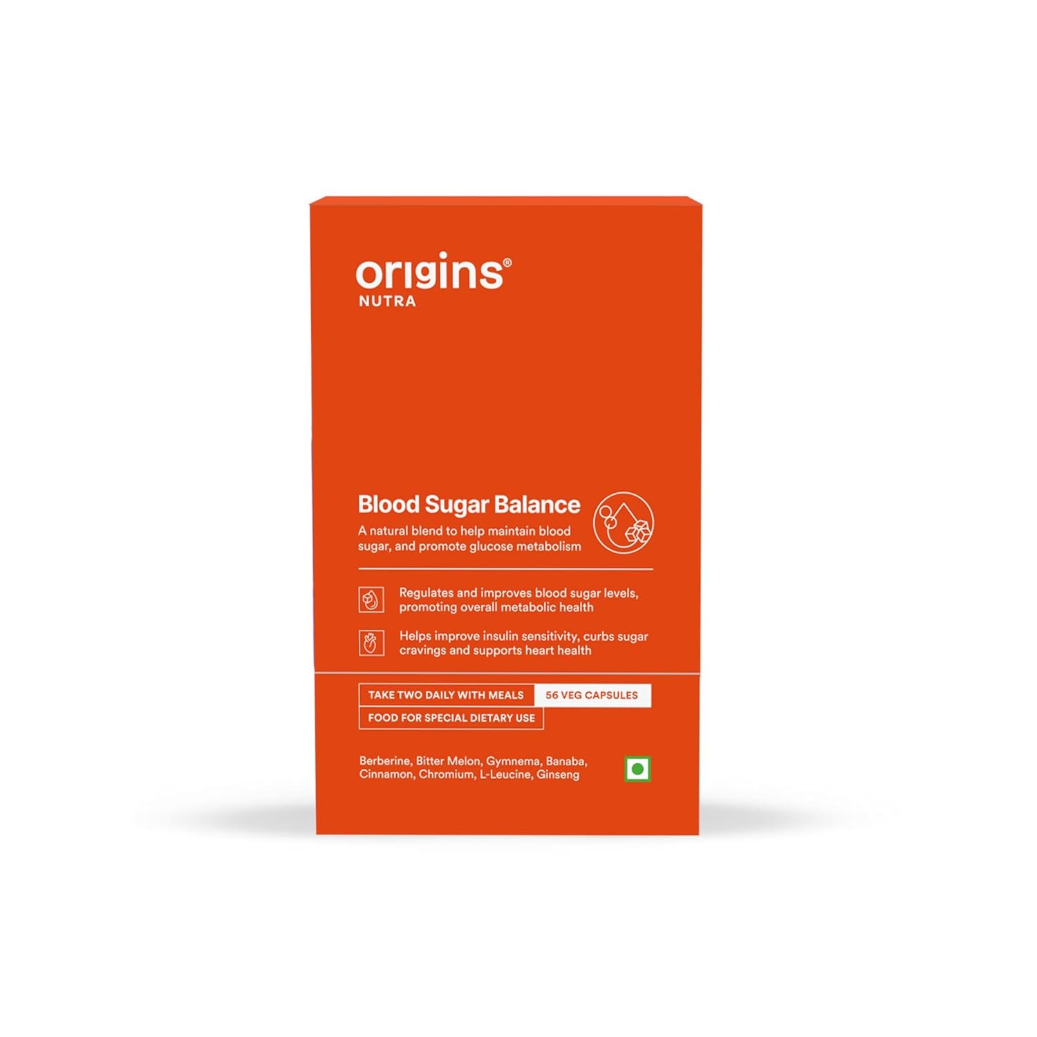 Origins Nutra Blood Sugar Balance | Berberine HCL + 8 Active Ingredients