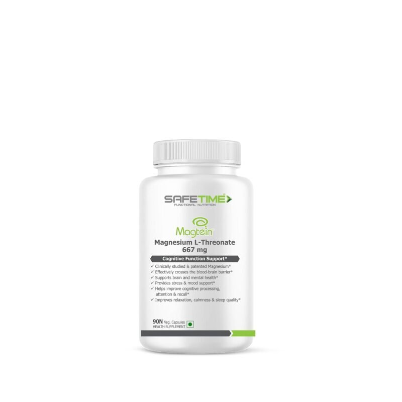 Functional Nutrition MAGTEIN Magnesium L Threonate Cognitive Function & Brain Health Support (90 Veg Capsules)