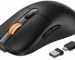 ProtoArc EM15 USB C Mouse, Bluetooth Wireless Mouse for MacBook, Black