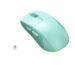 LeadsaiL Rechargeable Bluetooth Wireless Mouse, Dual Mode (Bluetooth + 2.4G USB) Computer Mouse with Side Buttons, Adjustable DPI 800-4000, Compatible with MacBook, Windows Computers/Laptop-Mint