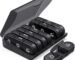 Vyctzo Weekly Pill Organizer 3 Times a Day for 7 Days, Travel Medicine Box with Morning Afternoon Night Compartments, Portable Tablet Storage Case, Weekly Medicine Organizer Box, Black (1 Pc)