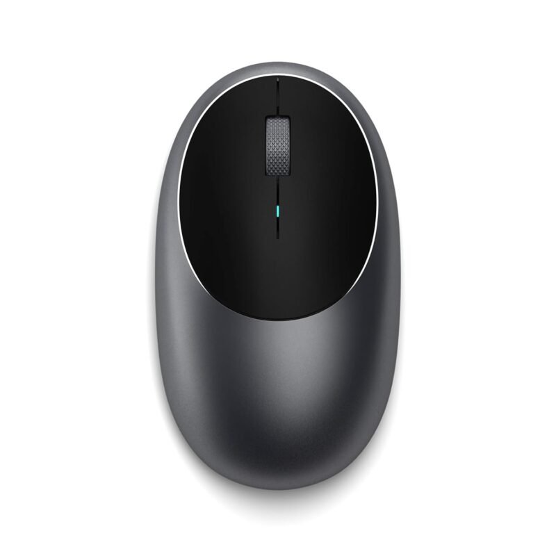 SATECHI M1 Wireless Bluetooth Mouse, USB-C Rechargeable, Space Grey