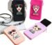 Multicolour Silicone Mobile Phone Pouch Neck Strap | Waterproof Mini Shoulder Bag for Mobile, Cash, Cards & Keys Cute Cartoon Crossbody Mobile Cover Bag for Women & Girls (Pack of 1)