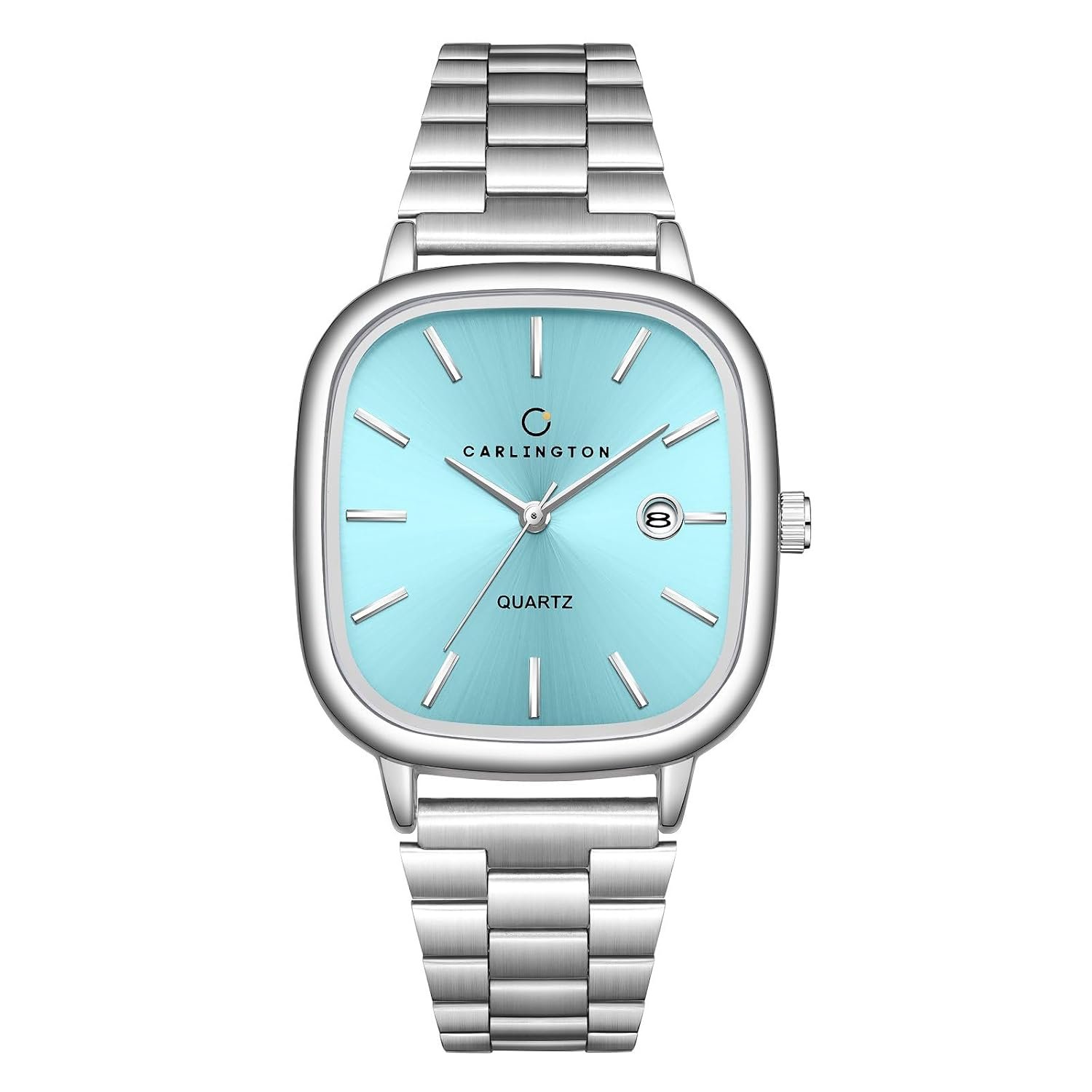 Carlington Classic Series Analog Men Wrist Watches with Stainless Steel Strap & Date Display | Premium Fashion Watches for Gents | CT - 5010